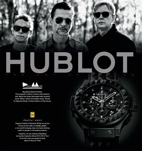 hublot depeche mode|depeche watch Hublot.